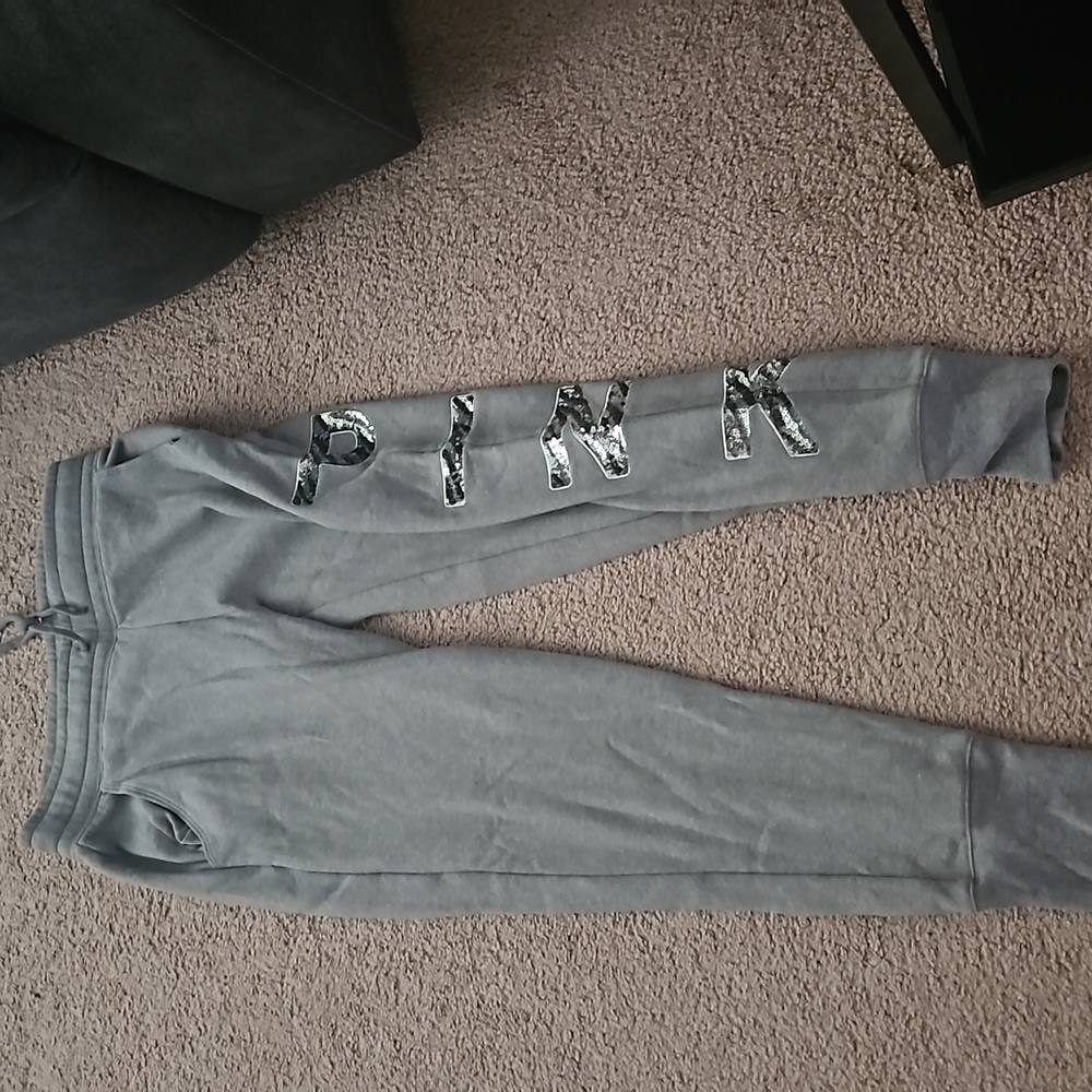 Pink Victoria Secret Skinny Joggers